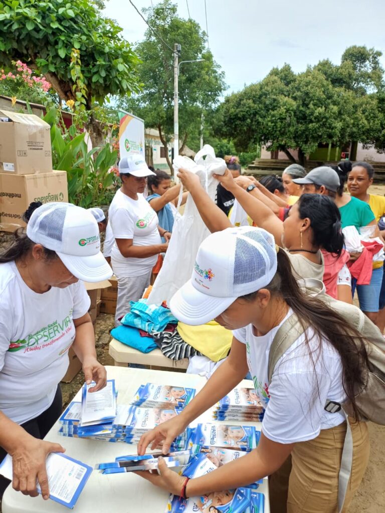 Copservir benefició a San Juan Nepomuceno con más de 4.500 acciones sociales