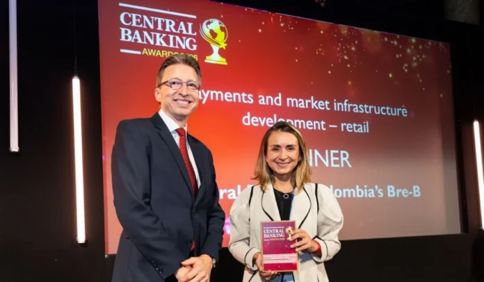 Bre-B gana premio internacional de Central Banking 2026