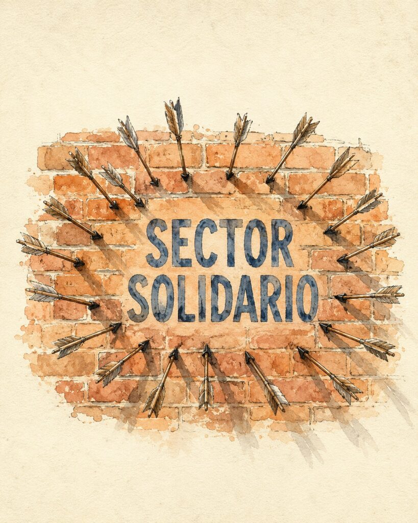 Sector solidario, en la mira: ¿Frente al pelotón de fusilamiento?